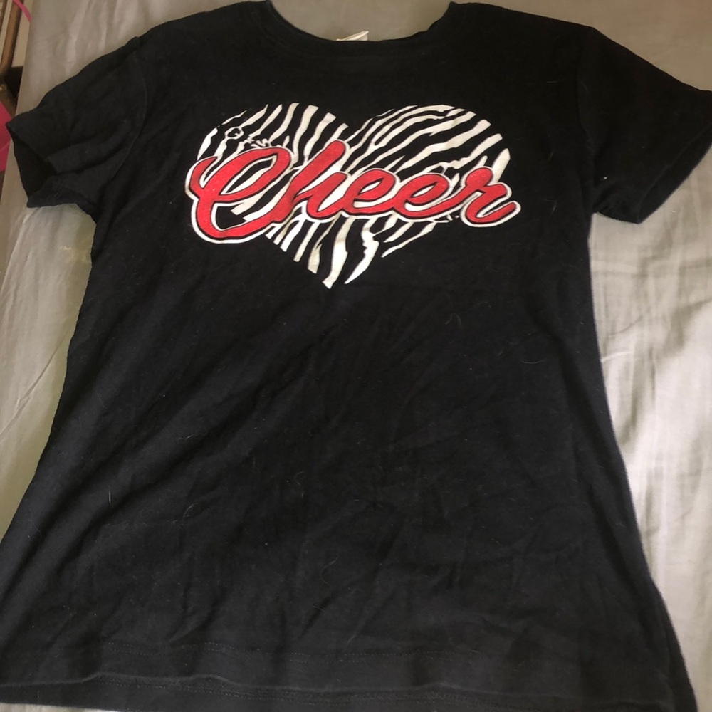 Little girls cute cheer shirt